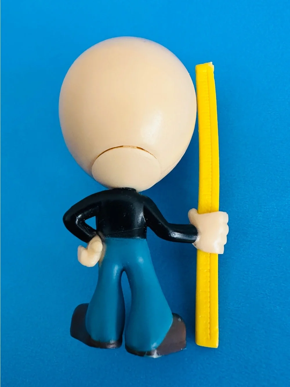 Frenemies Awfully Adorable Bald Man Ruler Figure Series 1 3”